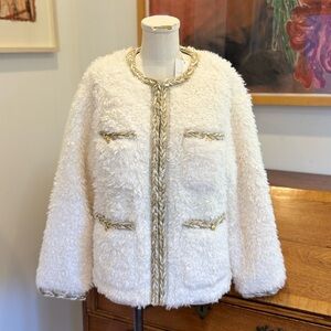 Sympathique Lyam Curly Faux Lamb Fur Teddy Coat
